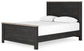 Nanforth  Panel Bed With Mirrored Dresser, Chest And Nightstand