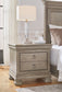 Lexorne  Sleigh Bed With Mirrored Dresser, Chest And Nightstand