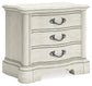 Arlendyne California  Upholstered Bed With Mirrored Dresser, Chest And Nightstand