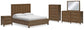 Cabalynn California  Panel Bed With Storage With Mirrored Dresser, Chest And Nightstand