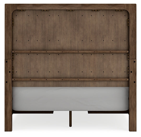 Cabalynn  Panel Bed With Storage With Mirrored Dresser And Chest