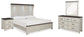 Darborn California  Panel Bed With Mirrored Dresser And Nightstand