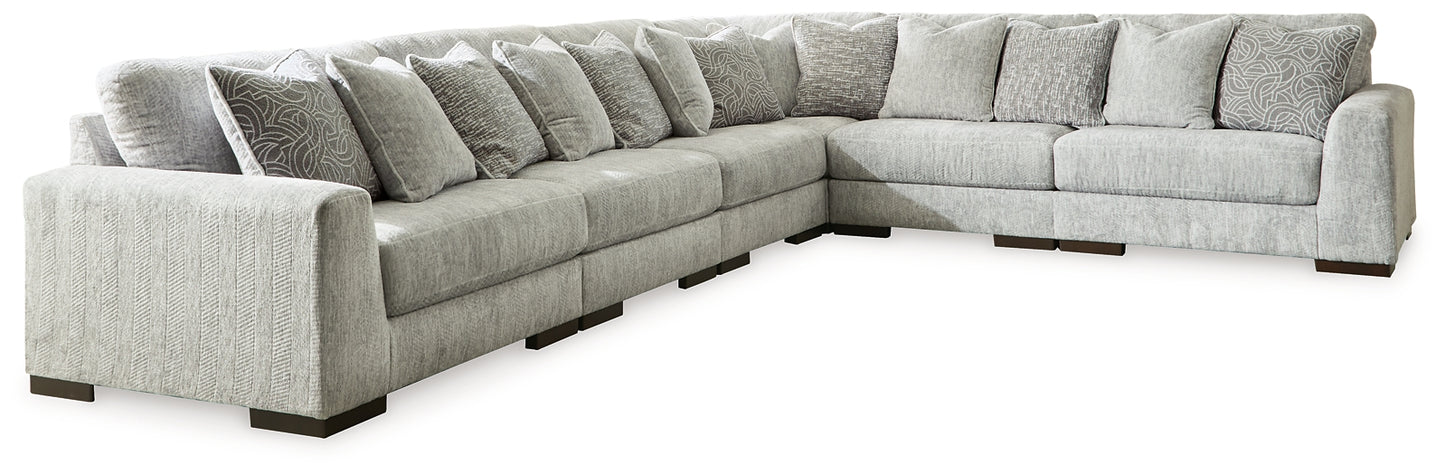 Regent Park 6-Piece Sectional with Ottoman