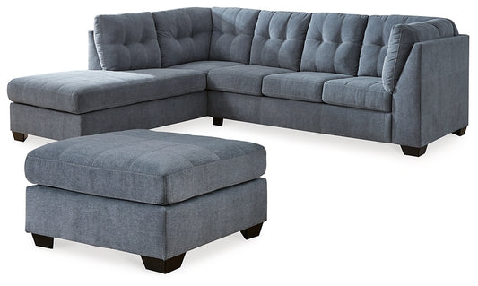 Marleton 2-Piece Sectional with Ottoman