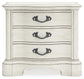 Arlendyne  Upholstered Bed With Mirrored Dresser And Nightstand