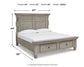 Harrastone  Panel Bed With Dresser