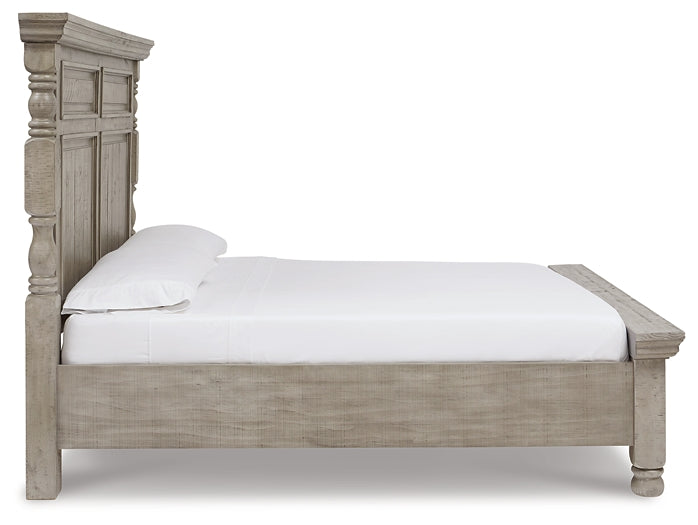 Harrastone  Panel Bed With Dresser