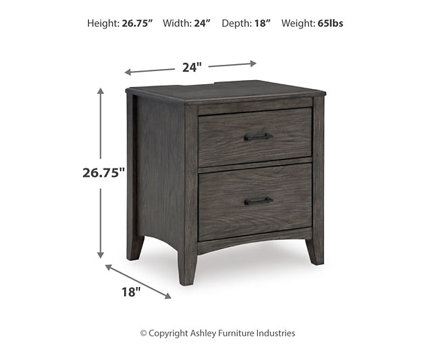 Montillan  Panel Bed With Mirrored Dresser, Chest And Nightstand